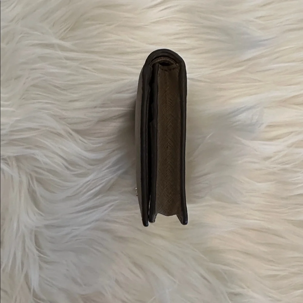 Michael Kors Taupe Wallet with Gold Logo - Picture 6 of 6